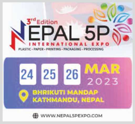 Nepal 5P Expo 2023 Plastics, Paper, Printing, Packaging & Processing Expo